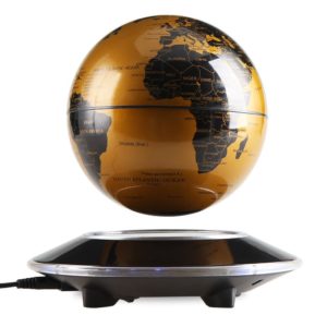 Globe mondial de 8 pouces, globe mondial illuminé avec support en métal,  globe interactif éducatif, globe terrestre dirigé