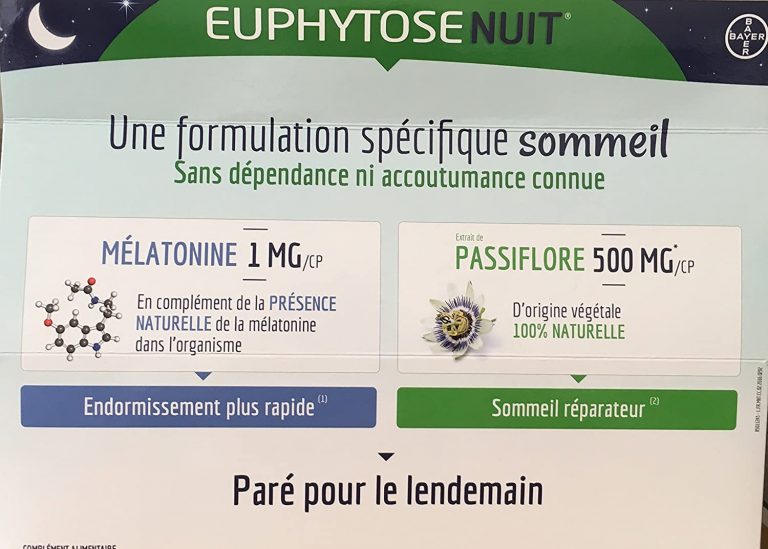 Euphytose nuit – Test et avis  Le Meilleur Avis