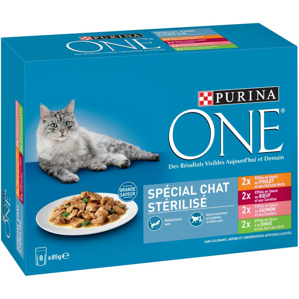 prix du purina one spécial chat stérilisé